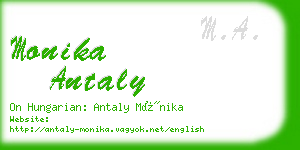 monika antaly business card